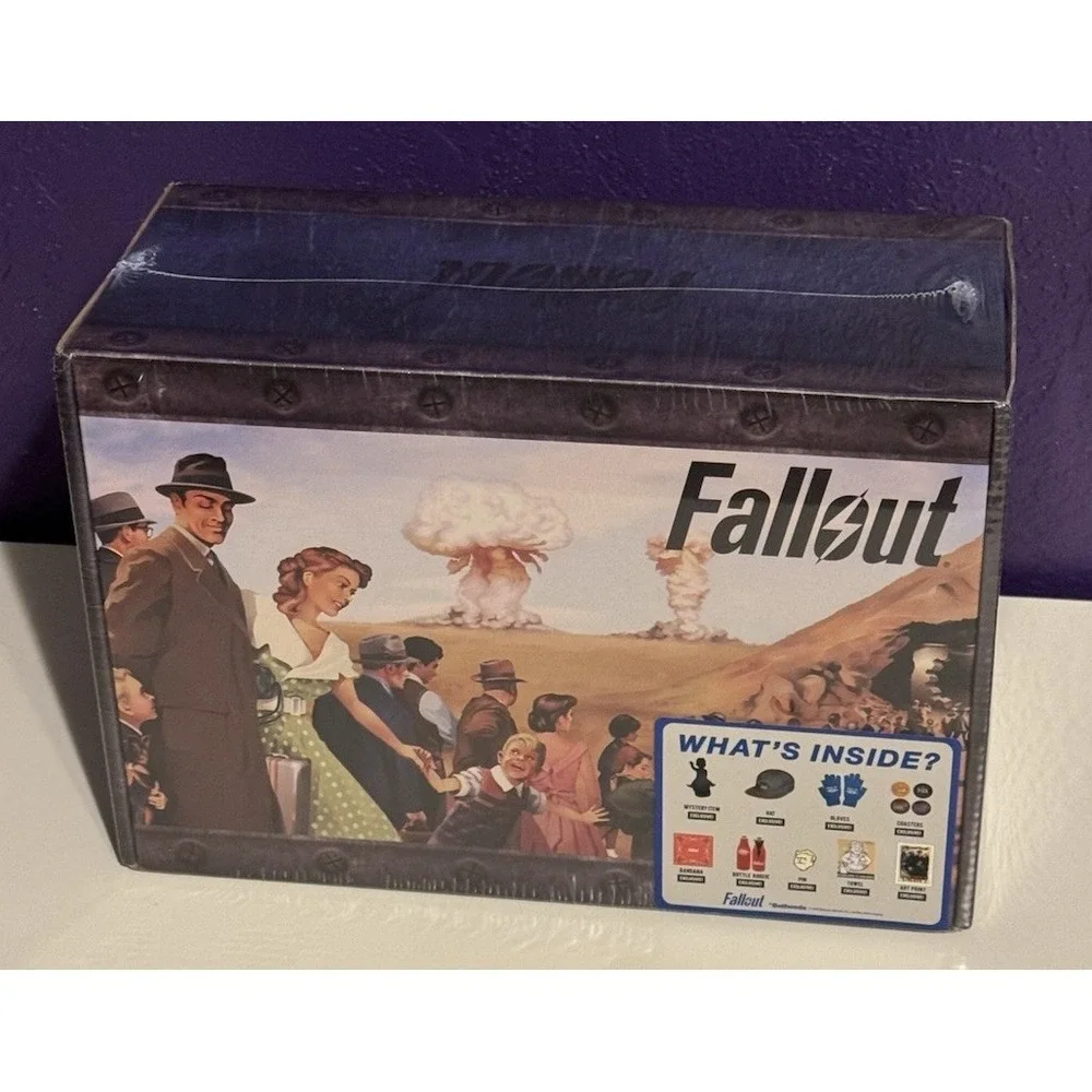 Fallout Collectors Box 9 PC Set Betheseda 2018 GameStop Exclusive Sealed  Rare